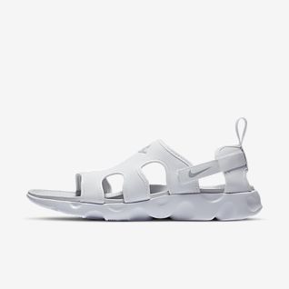 nike sandals grey