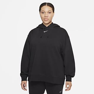 Nike Sportswear Collection Essentials Fleecehuvtröja i oversize-modell för kvinnor (Plus Size)