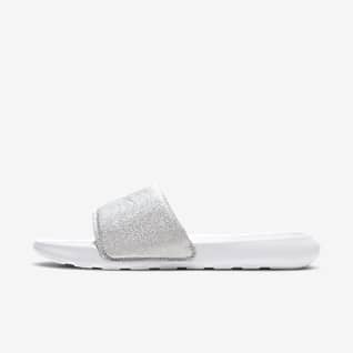 claquette nike blanche et grise