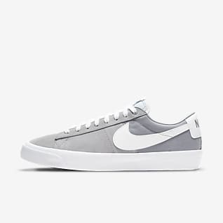 black and white nike low tops
