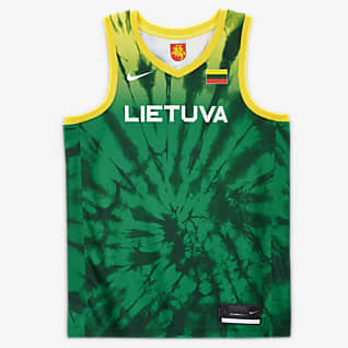 Lithuania Nike (Road) Limited Men's Basketball Jersey