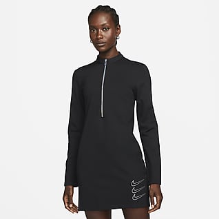 Nike Sportswear Långärmad klänning med tryck för kvinnor
