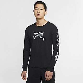 nike dri fit running shirt long sleeve