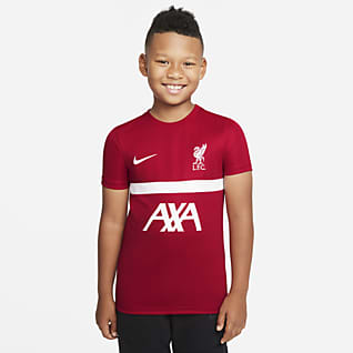 Liverpool F.C. Academy Pro Older Kids' Nike Dri-FIT Short-Sleeve Football Top