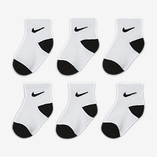Nike Calcetines hasta el tobillo para bebé (paquete de 6)