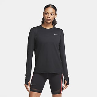 Nike Dri-FIT Element Sudadera de running de cuello redondo para mujer