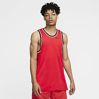 red and white nike tank top