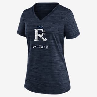 Nike Dri-FIT City Connect Velocity (MLB Kansas City Royals) Women's V-Neck T-Shirt