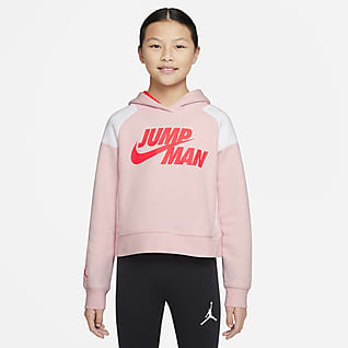 Jordan Jumpman Μπλούζα με κουκούλα για μεγάλα κορίτσια