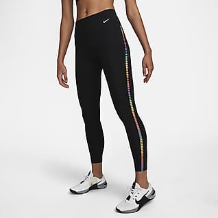 Nike One Rainbow Ladder Leggings de 7/8 de tiro medio para mujer
