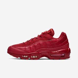 nike air max red colour shoes