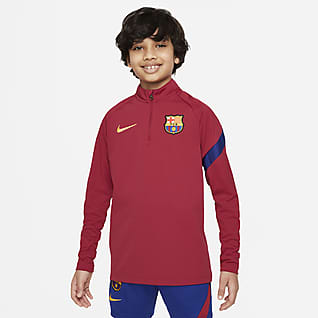 FC Barcelona Academy Pro Nike voetbaltrainingstop met Dri-FIT voor kids