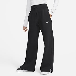 Nike Sportswear Phoenix Fleece Sweatpants med høj talje og brede ben til kvinder