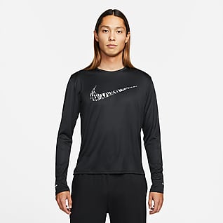 Nike Dri-FIT UV Run Division Miler เสื้อแขนยาวมีกราฟิกผู้ชาย