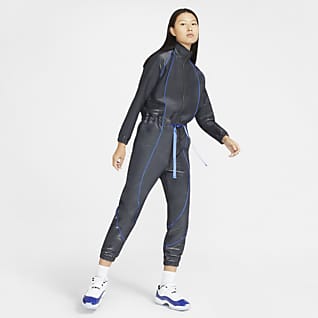white nike jumpsuit
