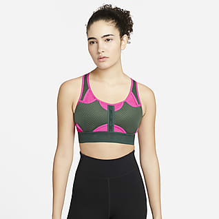 Nike Swoosh UltraBreathe Brassière de sport rembourrée à maintien normal pour Femme