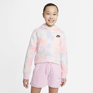 Nike Sportswear Club Big Kids' (Girls') Pullover Hoodie