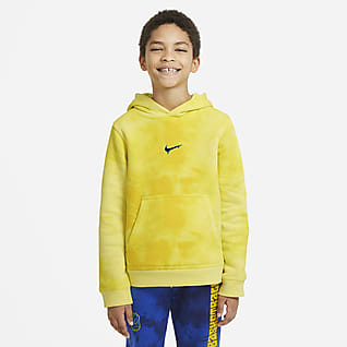 black and yellow nike sweatshirt