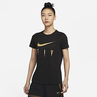 Nike Dri-FIT Swoosh Fly เสื้อยืดบาสเก็ตบอลผู้หญิง