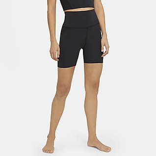 Nike Yoga Luxe Shorts med hög midja för kvinnor