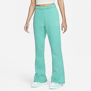 Nike Sportswear Essential Calças desportivas de lã cardada com corte folgado para mulher