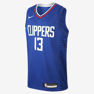 Paul George Clippers Icon Edition Older Kids' Nike NBA Swingman Jersey