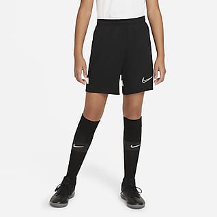 Nike Dri-FIT Academy กางเกงฟุตบอลถักขาสั้นเด็กโต