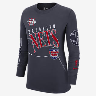 Brooklyn Nets Courtside City Edition Women's Nike NBA Long-Sleeve T-Shirt