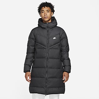 nike black parka