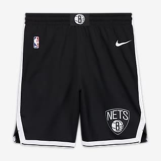 Brooklyn Nets Icon Edition Nike NBA Swingman-shorts för män
