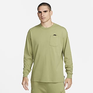Nike Sportswear Premium Essentials Uzun Kollu Cepli Erkek Tişörtü