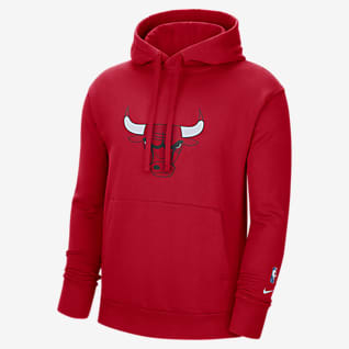 Chicago Bulls Essential Nike NBA Fleece Kapüşonlu Erkek Sweatshirt'ü