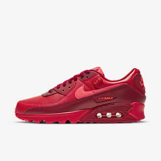 women's red nike trainers