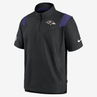 Nike Sideline Coach Lockup (NFL Baltimore Ravens) Men's Short-Sleeve Jacket