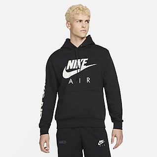 Nike Air Men's Brushed-Back Fleece Pullover Hoodie