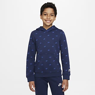 Nike Sportswear Club Fleece Mikina s kapucí pro větší děti (chlapce)