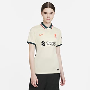 Liverpool FC 2021/22 Stadium Uit Nike voetbalshirt met Dri-FIT voor dames
