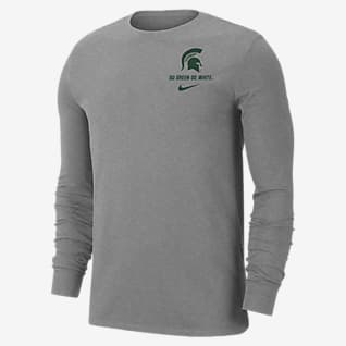 Nike College Dri-FIT (Michigan State) Men's Long-Sleeve T-Shirt