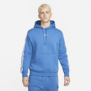 Nike Sportswear Hoodie pullover de lã cardada para homem
