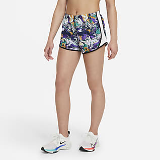 Nike Dri-FIT Tempo กางเกงเทรนนิ่งขาสั้นเด็กโต (หญิง)