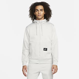 Nike Sportswear Dri-FIT Sportif İşlevsel Tam Boy Fermuarlı Fleece Erkek Kapüşonlu Üstü