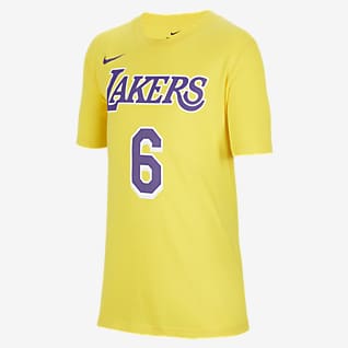 Los Angeles Lakers T-shirt dla dużych dzieci Nike NBA