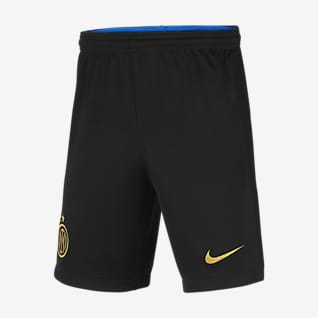 Inter Milán Stadium 2021/22, domácí/venkovní Fotbalové kraťasy Nike Dri-FIT pro větší děti