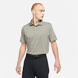 black nike golf polo