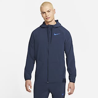 Nike Pro Dri-FIT Flex Vent Max Pánská tréninková bunda s kapucí a zipem po celé délce