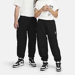 Nike x Stüssy กางเกงขายาวผ้าฟลีซฟอกหิน