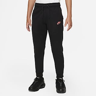 Nike Sportswear Tech Fleece Børstede bukser til større børn (drenge)