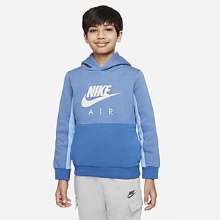 Nike Air Sudadera con gorro sin cierre para niño talla grande