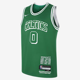 Boston Celtics Nike Dri-FIT NBA Swingman-trøje til større børn