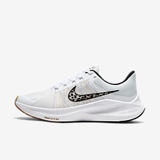 white nike running shoes womens